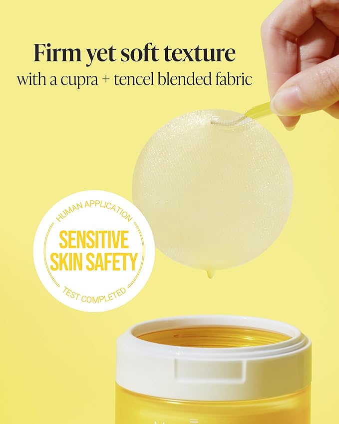 Vita Collagen Glow Pad - Korean Toner Pads with 500Da Collagen 79% + 50,000ppm Niacinamide & 5 Peptides, Retinol & Vitamin C, Swipe or Mini Mask, 80 Pads