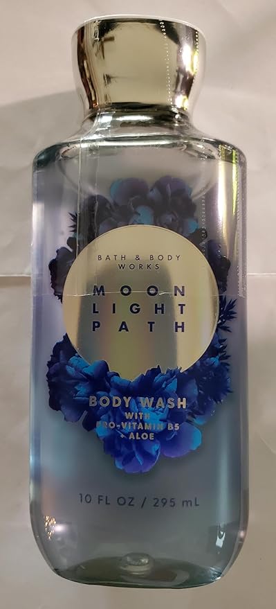 Bath and Body Works Signature Classics Pleasures Collection Body Lotion and Shower Gel Gift Set Men or Women (Moonlight Path)