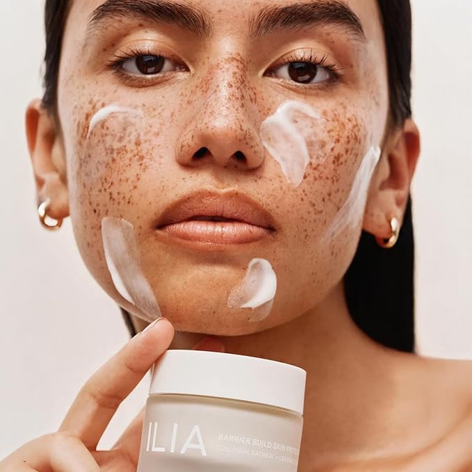 ILIA - Barrier Build Skin Protectant Cream | Hydrate, Comfort, Strengthen with Colloidal Oatmeal, Ceramide Complex + Algae Hydragel | Vegan, Non-Toxic, Cruelty-Free (50 mL)