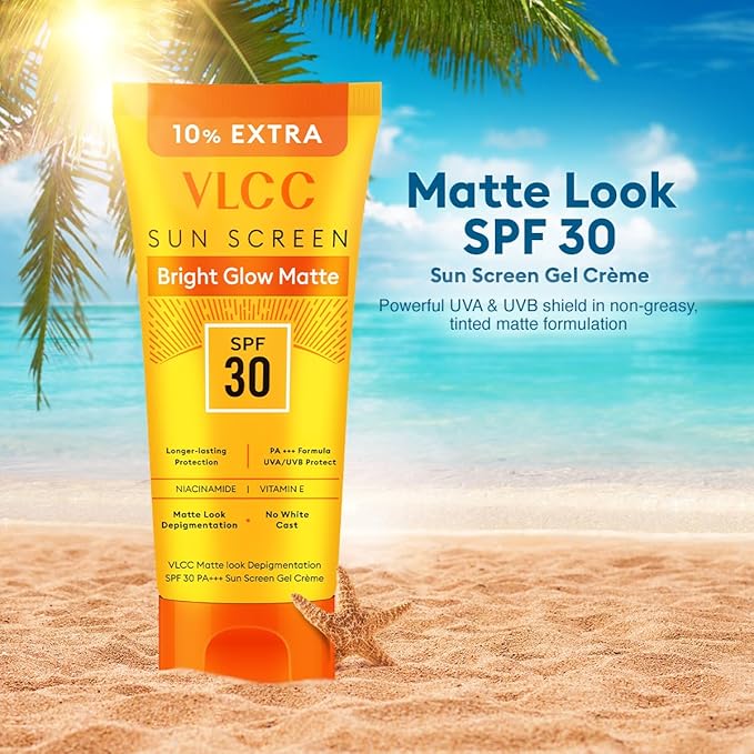 VLCC Matte Look SPF 30 Sun Screen Gel Creme(100gm)