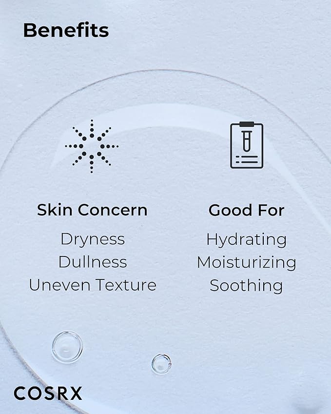 COSRX Hyaluronic Acid Toner, 3.38 fl.oz / 100ml, For Dry Skin, Lightweight Daily Essence, Day and Night, Korean Skin Care, Animal Testing Free, Paraben Free