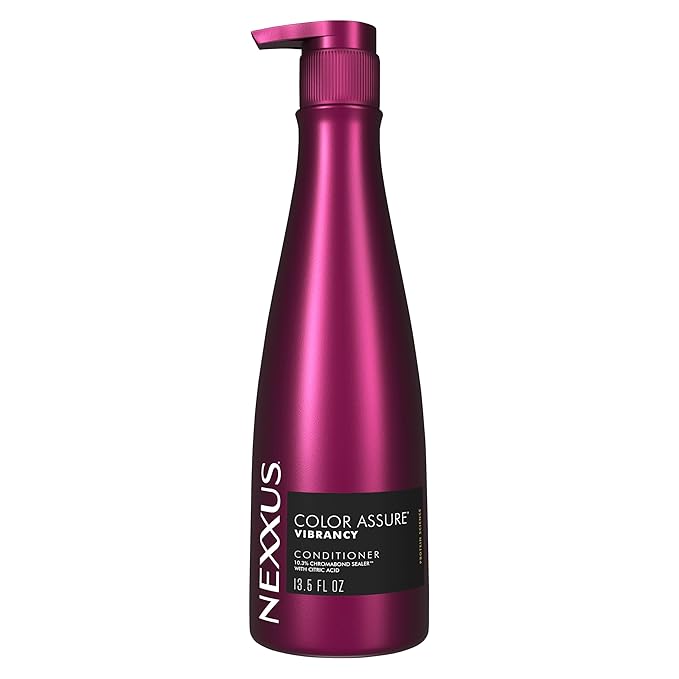 Nexxus COLOR ASSURE Conditioner for Vibrancy for Color Treated Hair Powered by CHROMABOND SEALER with Citric Acid 13.5 oz