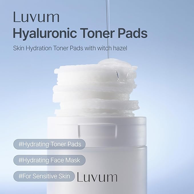 Witch Hazel Hyaluronic Toner Pad, Witch Hazel, Hyaluronic Acid, pH 5.5, 60 Pads