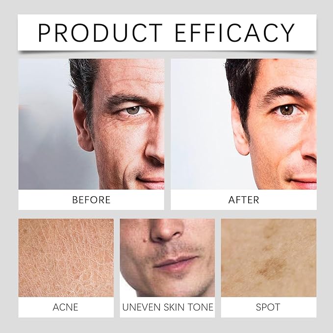 Men's Facial Care Kit with Cleansing Gel, Misturizing Toner, and Oil Control Gel- with Hydrating Formula, All Skin Types Daily Face Routine, Perfect Gifts for Dad Him Husband Boyfriend, Birthday Gift