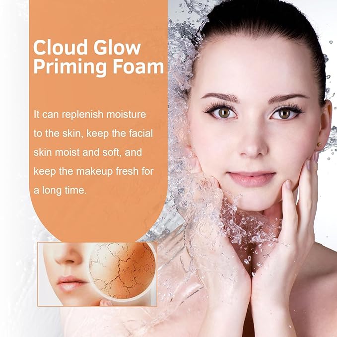 Facial Toner Foam Mousse: Hydrating, Moisturizing, Tightens Skin, Maintains Long-Lasting Fresh Makeup, Creates Smooth Base(2PCS)