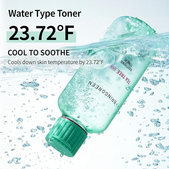 BRING GREEN Tea Tree CICA Soothing Toner & Cleansing Foam