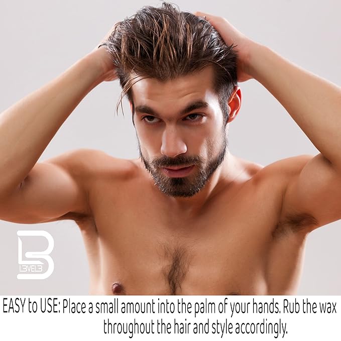 L3 Level 3 Spider Wax - Long Lasting and Strong Hold Improve Your Hair Volume and Texture