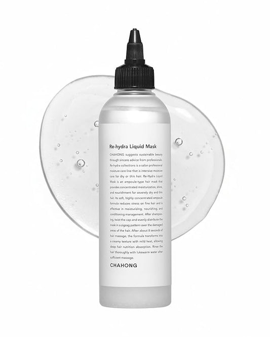 CHAHONG Liquid Hair Mask for Dry and Damaged Hair, Professional Salon Treatment, Instant Shine, Light & Non Greasy Finish, Protein-Rich Formula for Strength, Sulfate, Paraben, Silicone Free 8.45 oz