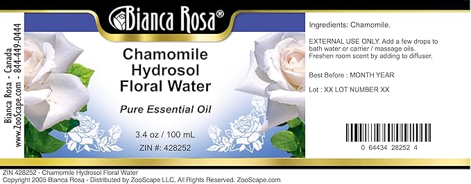 Chamomile Hydrosol Floral Water (3.40 fl oz, ZIN: 428252) - 3 Pack