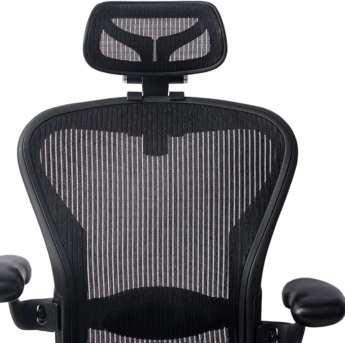 MingYi.office New Headrest for Herman Miller Classic and Remastered Aeron Office Chair Black/Graphite Headrest Only - Chair Not Included (for Classic Aeron)