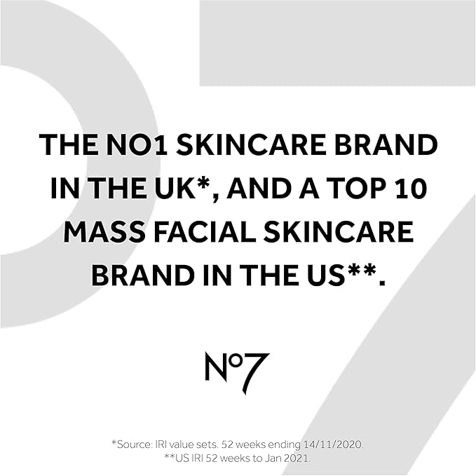 No7 Facial Toner Water - Pore Minimizing Toner for Oily Skin with Tri-VIT Complex, Vitamin E, B5 & C - Contains Meadowsweet + Ginseng for Refreshed & Energized Skin (6.7 fl oz)