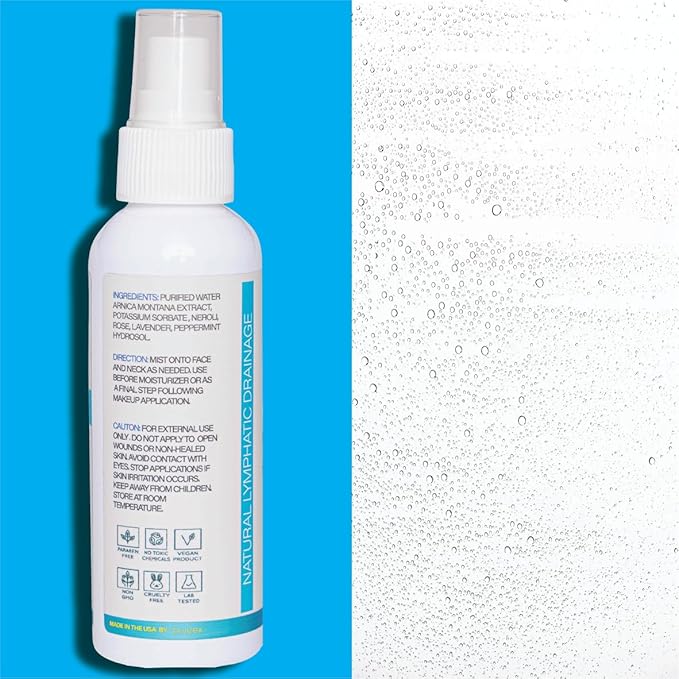 Bruizex Arnica Montana Hydrating Face Mist, Soothing & Rejuvenating Facial Spray, Face Toner for Sensitive Skin, Face Puffiness Reduction, Suitable for All Skin Types, Lavender Face Spray, 4 Fl Oz