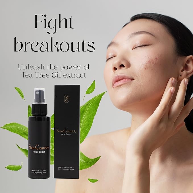 Acne Toner for Face - Infused with Tee Tree Oil, Salicylic Acid, Niacinamide, Glycol Acid - Gentle for Your Skin and Keeps You Hydrated