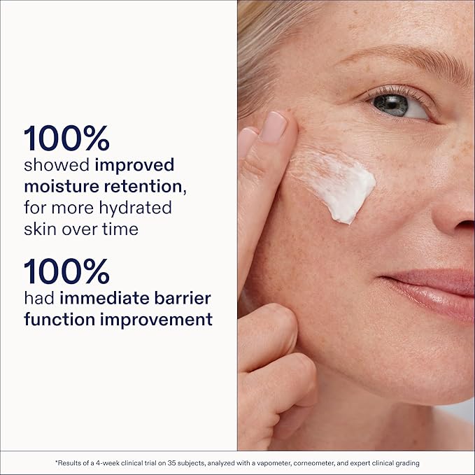 Skinfix Triple Lipid-Peptide Cream XL - 3.3 oz - Rich Face Moisturizer with Hyaluronic Acid - Hydrates & Restores Dry, Sensitive Skin - Non-Comedogenic, Fragrance Free, Vegan, Cruelty Free