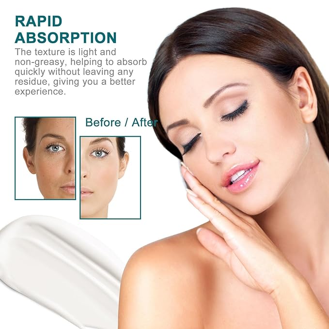Retinol Collagen Cream for Face with 5% Hyaluronic Acid Anti-Aging Cream Anti-Wrinkle Reduce Fine Lines Lifting and Firming 24-Hour Facial Care Suitable For All Skin Types
