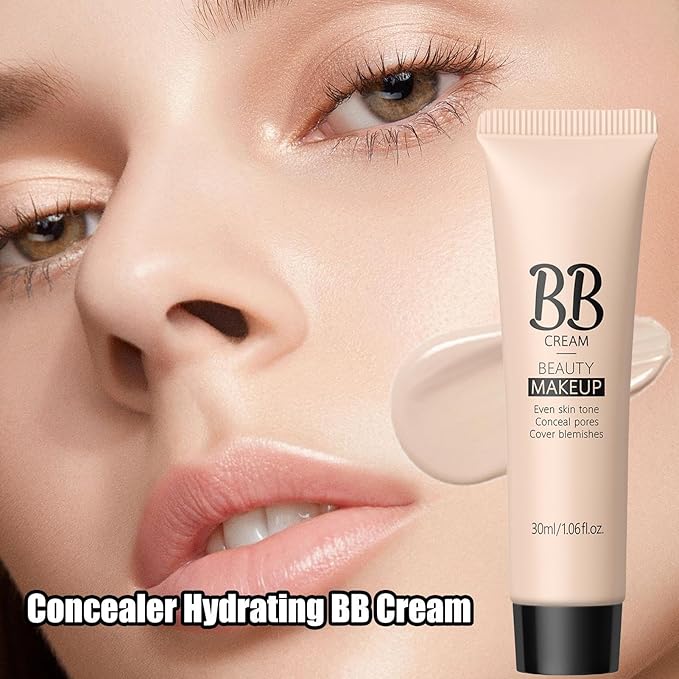 30ml Moisturizing BB Cream Foundation For Makeup | Nourishing Lotion, Sunlight Blocking Cosmetics - Helps To Improve Skin Texture & Radiance(B#)