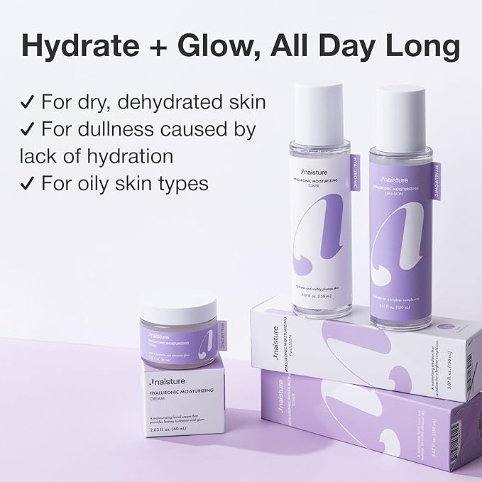 Naisture Hyaluronic Acid Toner – Balancing Face Toner with Butylene Glycol for Lightweight and Non-Greasy Moisturization