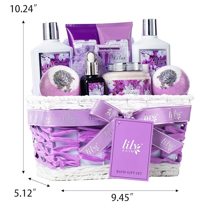 Mothers Day Gifts for Women 17-Piece Bath and Body Gift Set for Mom - Luxury Spa Gift Basket, Pampering Bath Set | Valentines Day, Birthday Gifts, Christmas Perfect Holiday Gift for Her