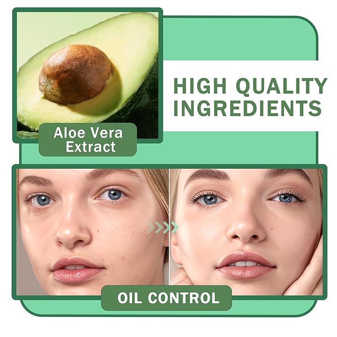 9 Pcs Avocado Skincare Set with Moisturizing Facial Cleanser,Toner,Face Serum, Face Cream, Eye Cream, Facial Lotion and 3 Hydrating Sheet Masks Skin Care Set