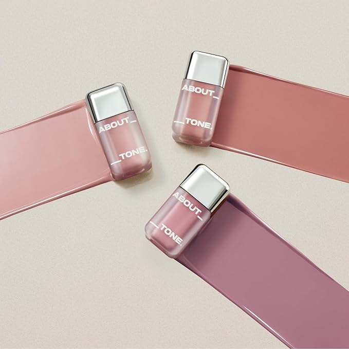ABOUT TONE Skin Layer Fit Blusher – Semi Matte Cover Fit & Semi Glow Water Fit – High-Fitting Liquid Blush for Longwear Color, Intense Pigment, Smooth Adhesion – Korean Beauty (W06 WARM COCOA)
