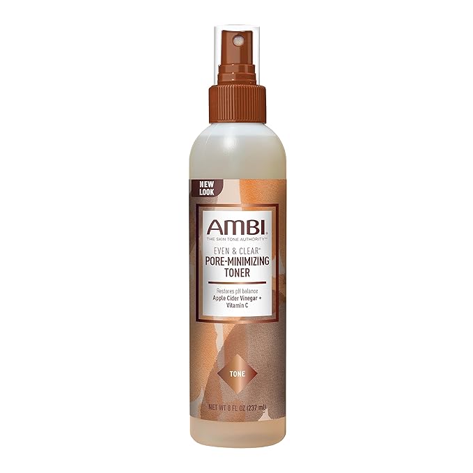 Ambi Even & Clear Toner and Cocoa Butter Bar, 8 Ounce and 3.5 Ounce