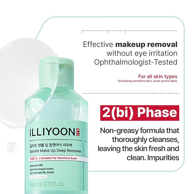 Illiyoon Gentle Deep Face Wash with Gentle Deep Makeup Remover