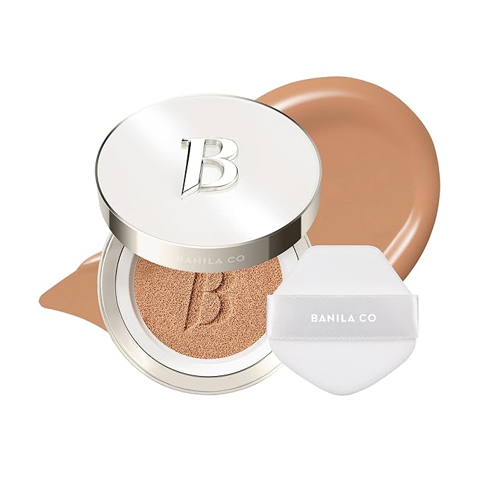 BANILA CO Covericious Ultimate Cover Cushion | Pore Blurring & Seamless Finish | Up to 100HR Long-Wear Matte Foundation | 20 Inclusive Shades | Korean Cushion Foundation (14g / 0.49 oz), 32C MAPLE