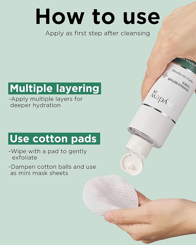 EASYDEW Barrier Repair Toner - PHA Face Toner for Smooth, Moisturized Skin - Ideal for Dry and Irritated Skin, 6.76 fl.oz