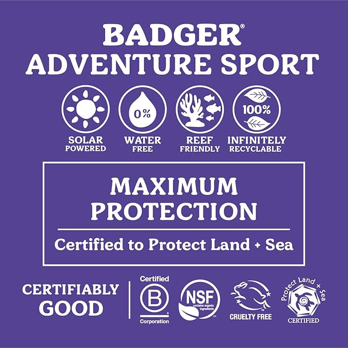 Badger Mineral Sunscreen SPF 50 and Tinted Sunscreen for Face SPF 40