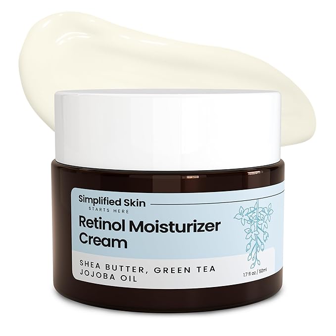 Retinol Cream for Face – 2.5% Retinol Moisturizer for Fine Lines, Firming & Collagen Boost – Anti-Aging Night Wrinkle Cream with Hyaluronic Acid – 1.7 Oz