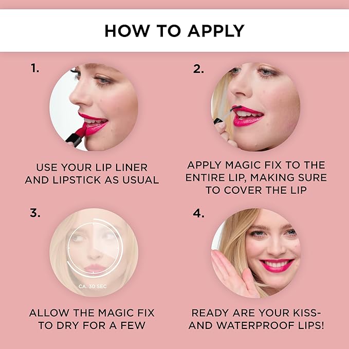 ARTDECO MAGIC FIX – lipstick sealer for kiss-proof lips - long-lasting & waterproof - lip care & lip moisturizer - lip gloss with floral scent & woody notes - lip makeup - lip care - 0.16 Fl Oz