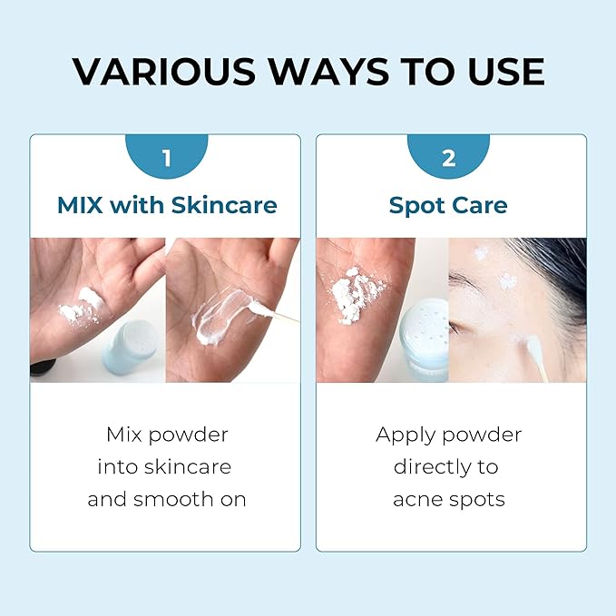 ALIVELAB Centella Dressing Powder – Acne Spot Treatment for Face | Pimple & Cystic Acne Care | Redness-Calming, Oil-Absorbing Powder for Sensitive Skin | Korean K-Beauty Blemish Care – 0.27oz
