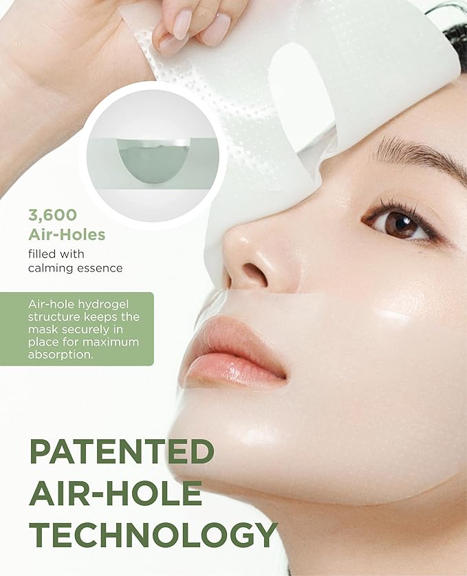 AROCELL Cica Hydrogel PDRN Mask 4 Facial Sheet with Panthenol & Centella Asiatica, Cooling Hydrogel Face Mask for Soothing Calming Sensitive Skin Korean Skincare | BSS Skincare Must-Have | 25gx4ea