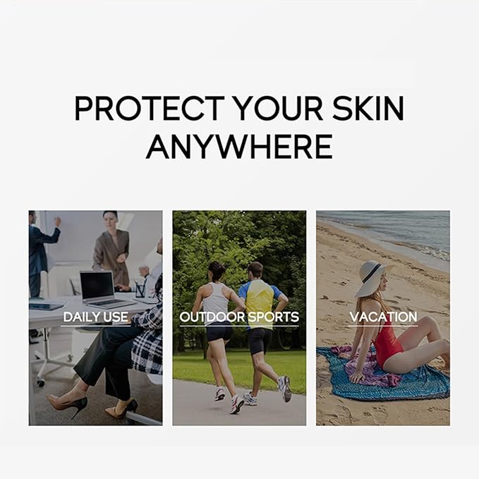 Vitamin C Sunscreen Cream SPF 50,Broad Spectrum Sun Protector Lotion For Face & Body,Lightweight and Non-Greasy Finish,Water Resistant,Long-Lasting Makeup,Travel Essentials