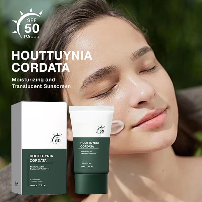 Silky Moisture Sun Cream, Silky Moisture Sunscreen, Moisturizing Sunscreen Korean SPF 50, Daily Hydrating Sun Essence (2PC)