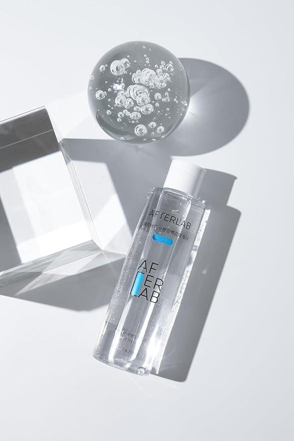 AFTERLAB Hydrating Barrier Toner, Hyaluronic Acid (Sodium Hyaluronate) Face Toner for Sensitive Skin, After-Shave Soothing & Hydration, 6.76 fl.oz