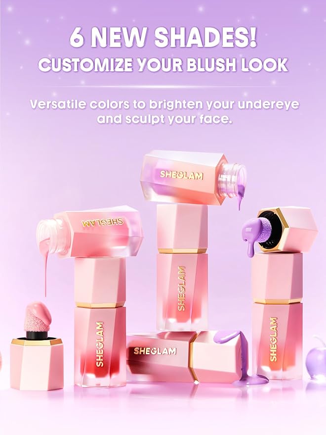 SHEGLAM Color Bloom Liquid Blush-007 Pink Slip