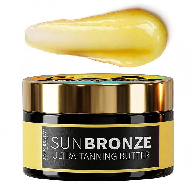 Original Sun Bronze Ultra Tanning Butter - Pineapple Swirl, Use in the sun outdoor or tanning bed Better than tanning oil Tan faster with premium natural ingredients Safe for Sensitive Skin