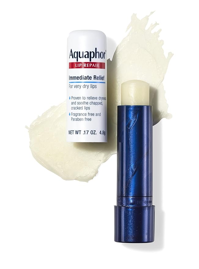 Aquaphor Lip Repair Stick, Moisturizing Lip Balm Pack, Relieves Dryness, 0.17 Oz Stick, (Pack of 4)