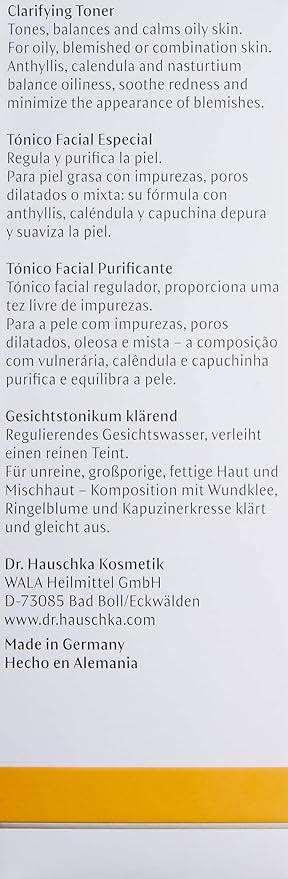 Dr. Hauschka Clarifying Toner, 3.4 Fl Oz