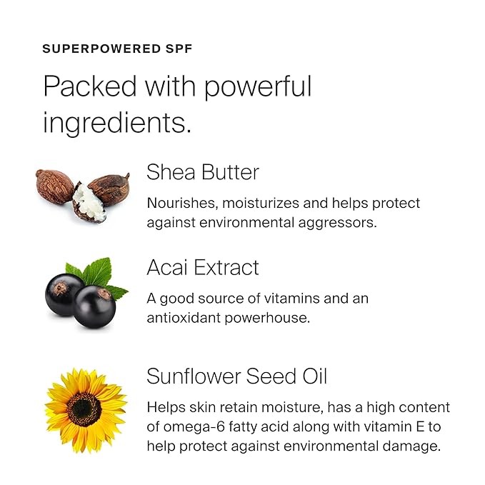 Supergoop! PLAY Lip Balm with Acai, 0.5 fl oz - SPF 30 PA+++ Broad Spectrum Sunscreen - Hydrating Honey, Shea Butter & Sunflower Seed Oil - Great for Active Days