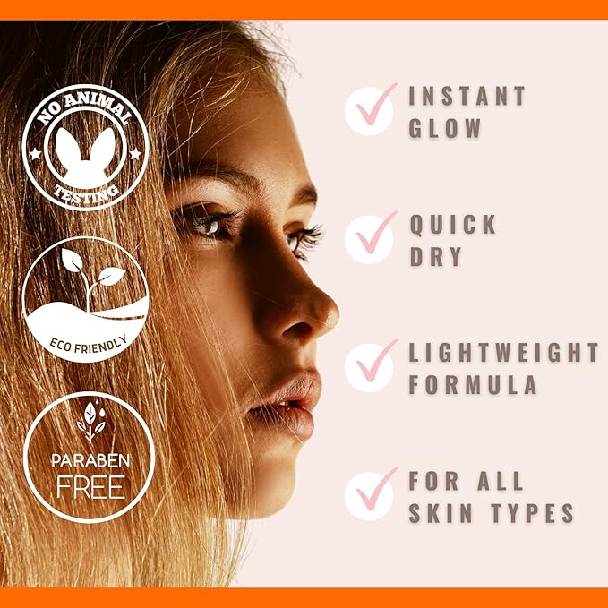 Sun Laboratories By Giesee Face Self Tanner Medium: Facial Self Tanning Lotion, Suntan Lotion and Sun Tanning Lotion for a Perfect Fake Tan