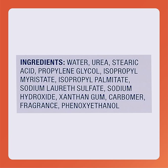 Rugby Urea 20% Intensive Hydrating Cream - Urea Cream for Feet, Hands, Knees, and Elbows - 3 Oz (1 Pack)