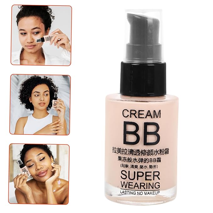 Cream Hydrating Foundation Balm for All Skin Types Full Coverage Concealer Color Correcting Makeup Base Noncomedogenic Moisturizer Advanced Aging Formula