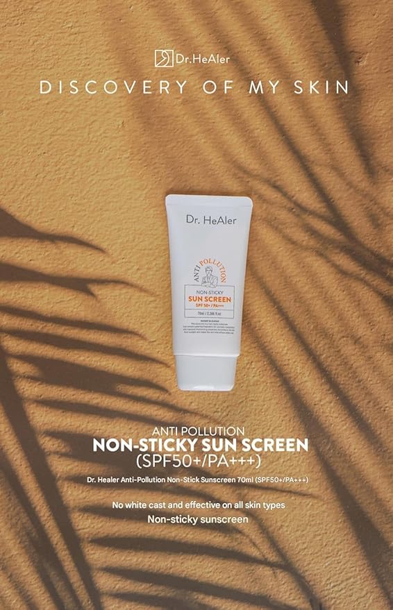 Dr.Healer Anti Pollution Non-Sticky Sun Screen SPF 50+/ PA+++ Korean Skin Care
