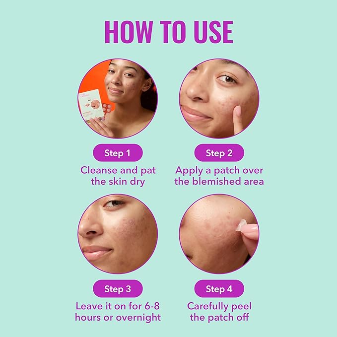 Good Molecules Pimple Patches Pack of 10 – 600 Patches (60×10) | Ultra-Thin Hydrocolloid Patches for Concealing Blemishes & Spots
