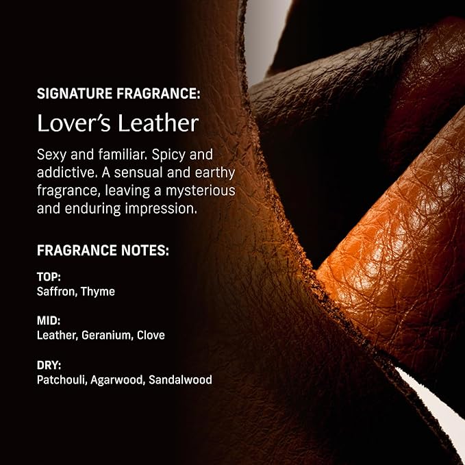 CYKLAR Perfume Oil for Skin – Lover’s Leather Scent – Spicy, Sensual & Earthy Perfume Fragrance with Saffron, Leather & Sandalwood Notes – 30ml