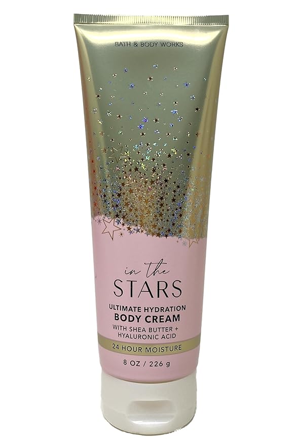 Bath & Body Works In The Stars Gift Bag Set - Mist ,Body Cream, Shower Gel and hand cream with a Himalayan Salts Springs Sample Soap