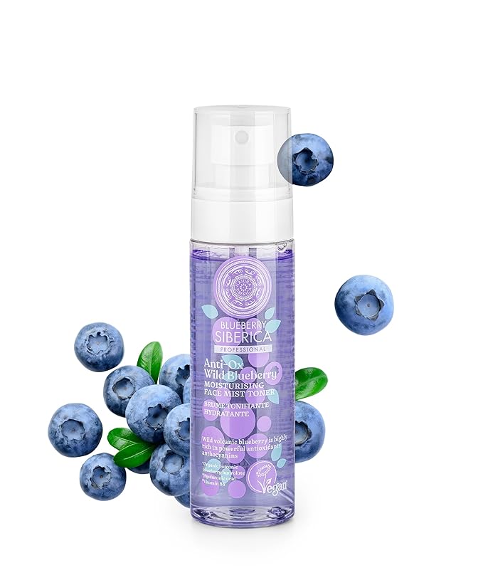 Natura Siberica Natural Anti-OX Wild Blueberry Face Mist Toner 3.38 fl oz