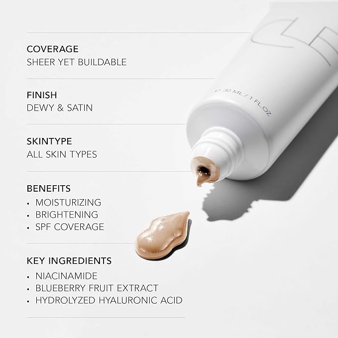 CLE Cosmetics CCC Cream (Warm Deep 501 / SPF 30) - Color Correcting With Sunscreen - Lightweight, Hydrating Foundation - BB & CC Hybrid - Light to Medium Coverage - 1 fl oz
